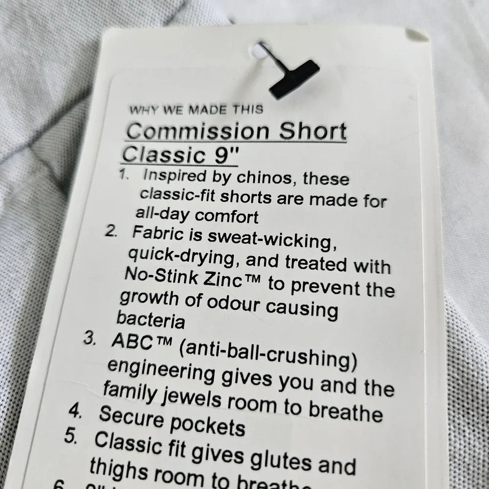 Lululemon Commission Short Classic 9